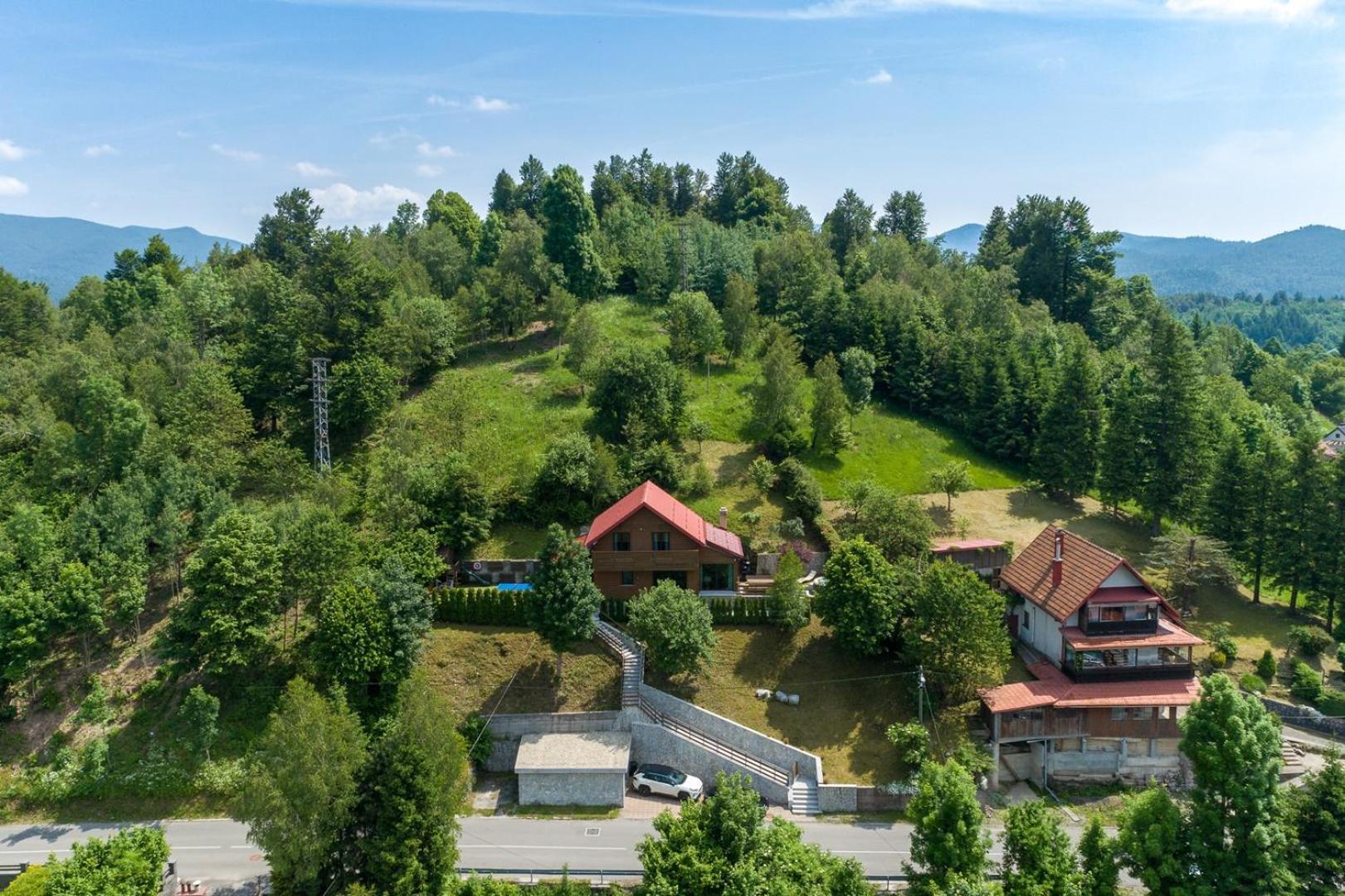Villa Fužine Exteriör bild